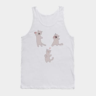 Cat Loves Cake Tank Top